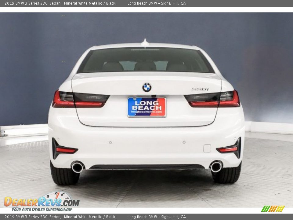 2019 BMW 3 Series 330i Sedan Mineral White Metallic / Black Photo #3