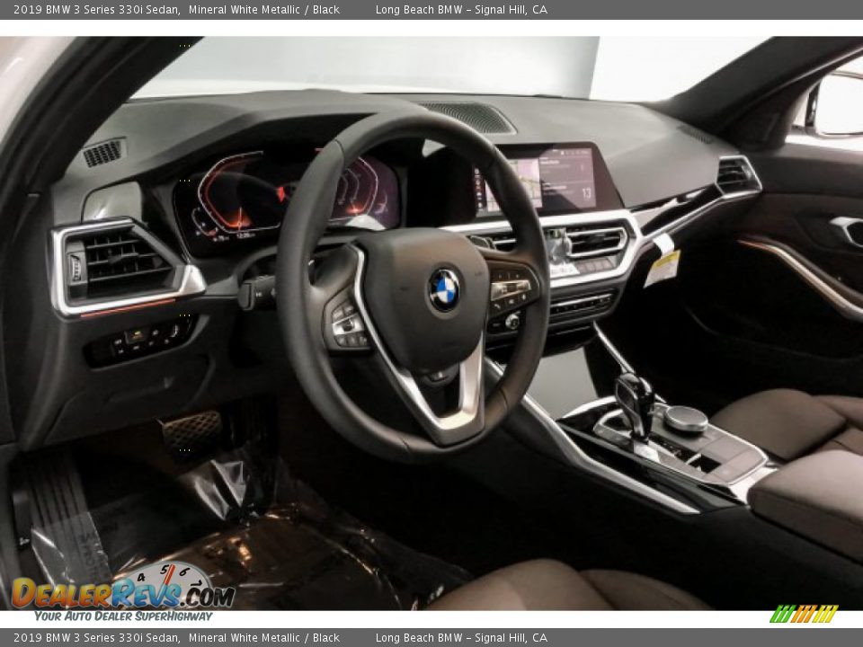 2019 BMW 3 Series 330i Sedan Mineral White Metallic / Black Photo #4