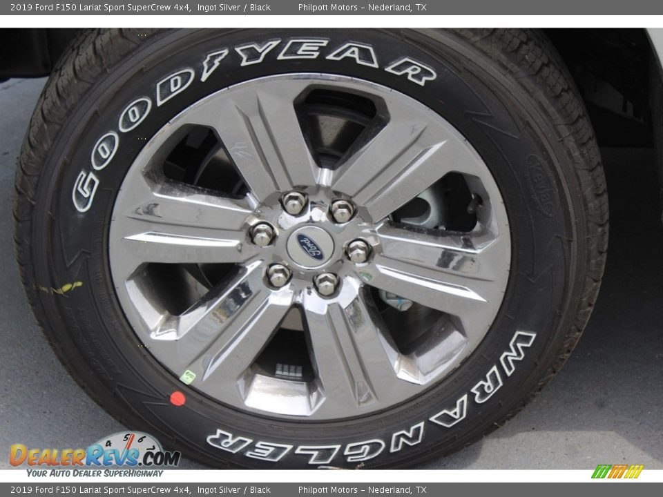 2019 Ford F150 Lariat Sport SuperCrew 4x4 Ingot Silver / Black Photo #4