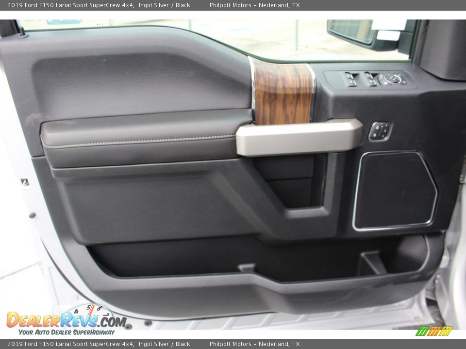 2019 Ford F150 Lariat Sport SuperCrew 4x4 Ingot Silver / Black Photo #8