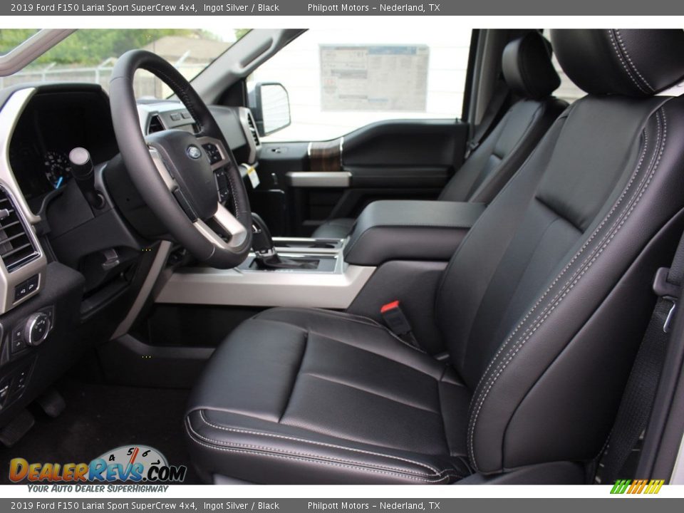 2019 Ford F150 Lariat Sport SuperCrew 4x4 Ingot Silver / Black Photo #12