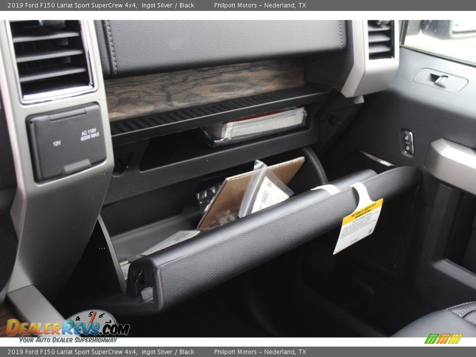 2019 Ford F150 Lariat Sport SuperCrew 4x4 Ingot Silver / Black Photo #20