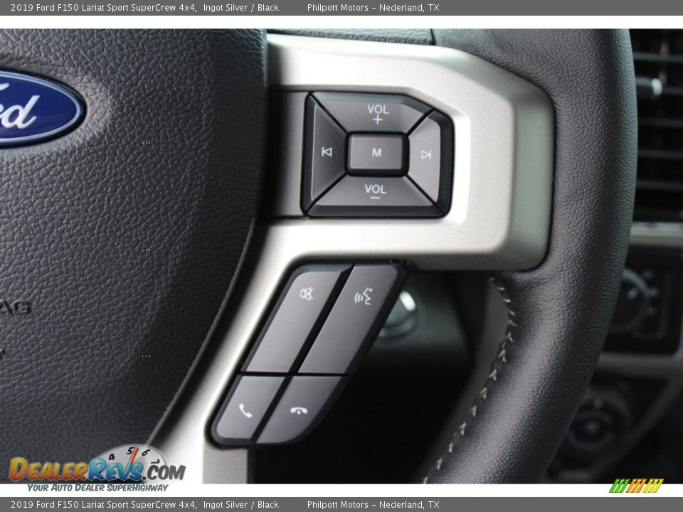 2019 Ford F150 Lariat Sport SuperCrew 4x4 Ingot Silver / Black Photo #23