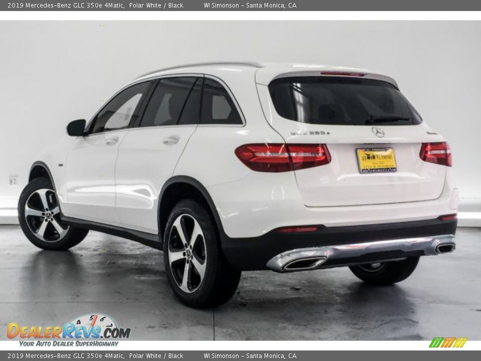 2019 Mercedes-Benz GLC 350e 4Matic Polar White / Black Photo #2
