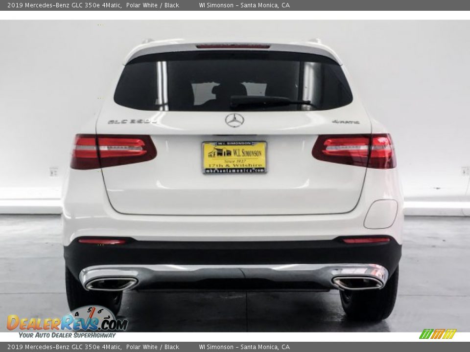 2019 Mercedes-Benz GLC 350e 4Matic Polar White / Black Photo #3