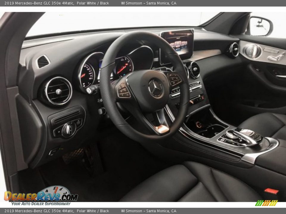 2019 Mercedes-Benz GLC 350e 4Matic Polar White / Black Photo #4