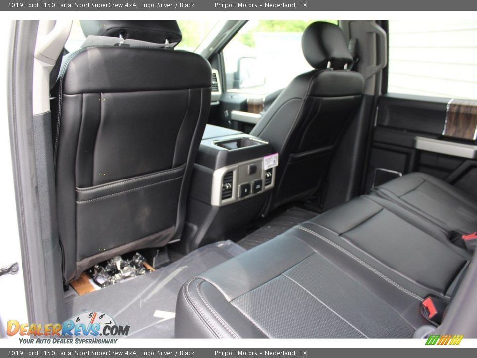 2019 Ford F150 Lariat Sport SuperCrew 4x4 Ingot Silver / Black Photo #26