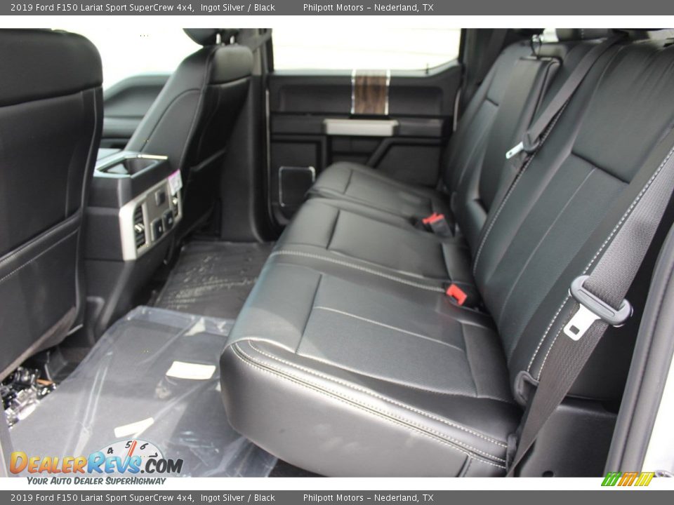 2019 Ford F150 Lariat Sport SuperCrew 4x4 Ingot Silver / Black Photo #27