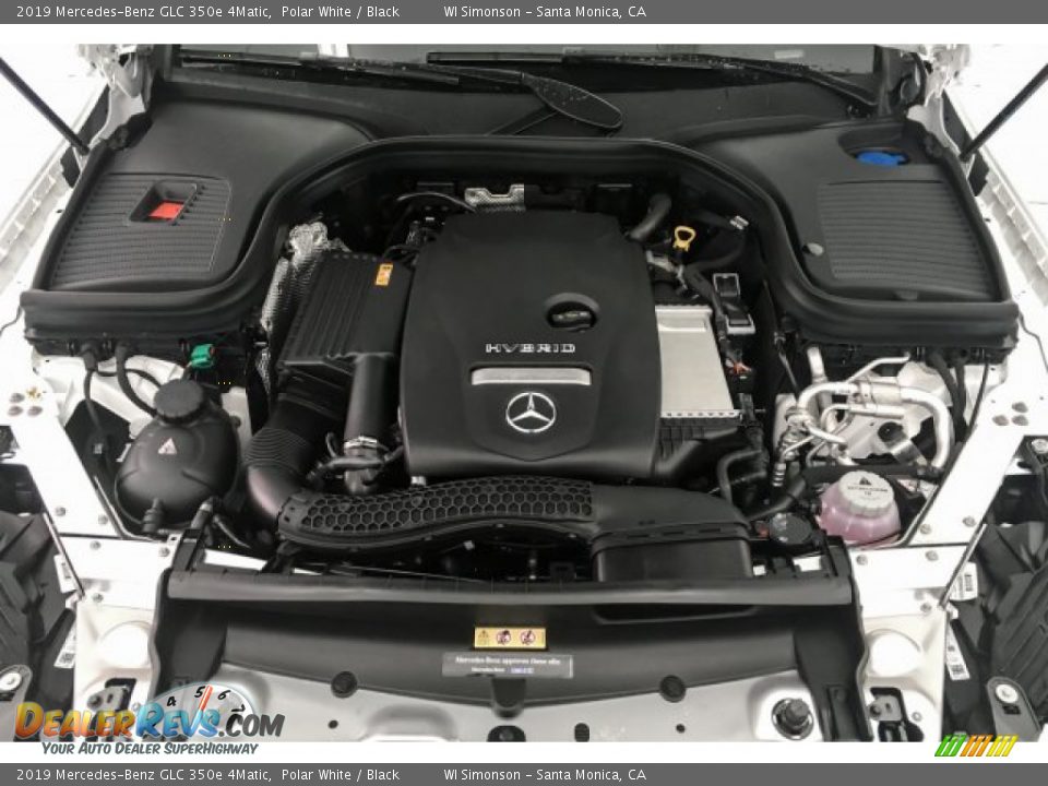 2019 Mercedes-Benz GLC 350e 4Matic Polar White / Black Photo #8
