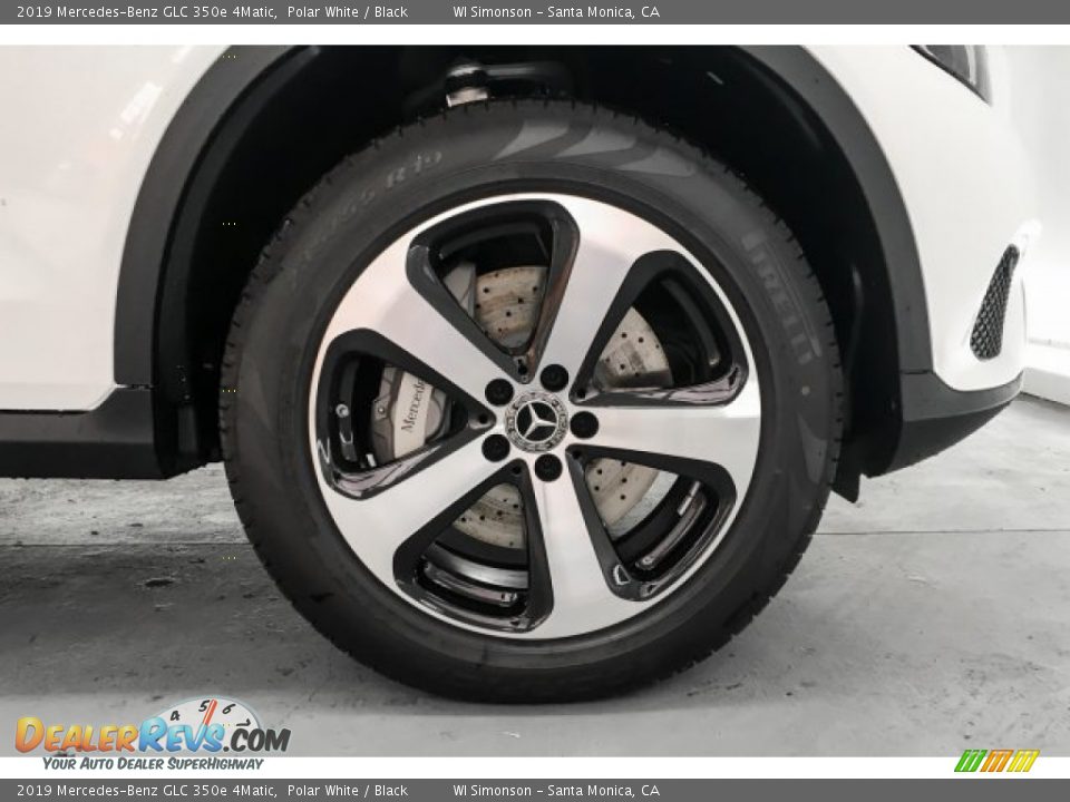 2019 Mercedes-Benz GLC 350e 4Matic Polar White / Black Photo #9