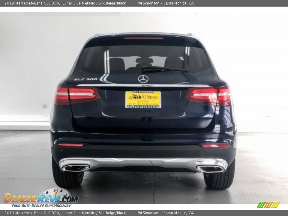 2019 Mercedes-Benz GLC 300 Lunar Blue Metallic / Silk Beige/Black Photo #3