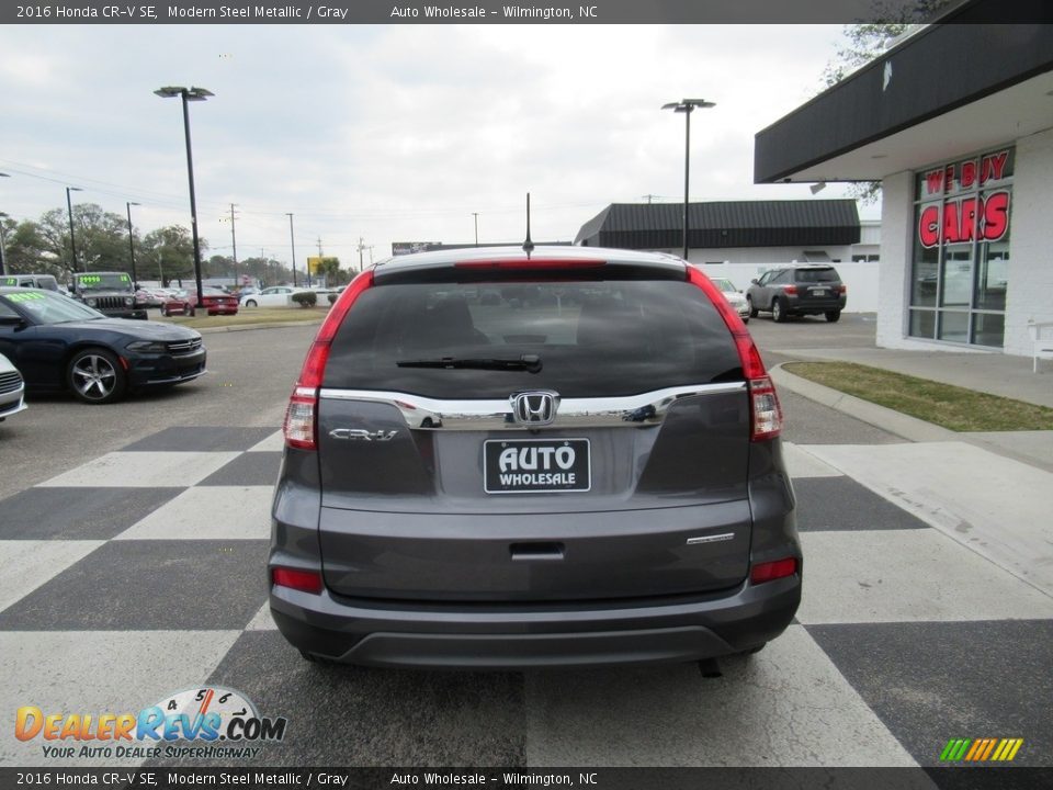 2016 Honda CR-V SE Modern Steel Metallic / Gray Photo #4