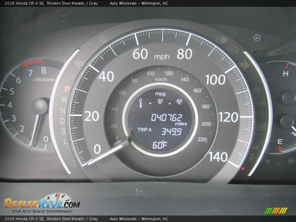 2016 Honda CR-V SE Modern Steel Metallic / Gray Photo #15
