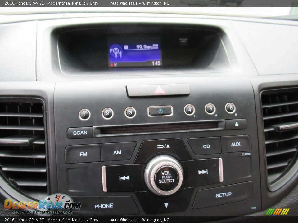2016 Honda CR-V SE Modern Steel Metallic / Gray Photo #16