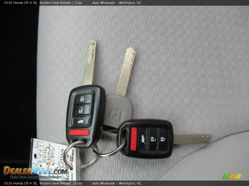 2016 Honda CR-V SE Modern Steel Metallic / Gray Photo #20