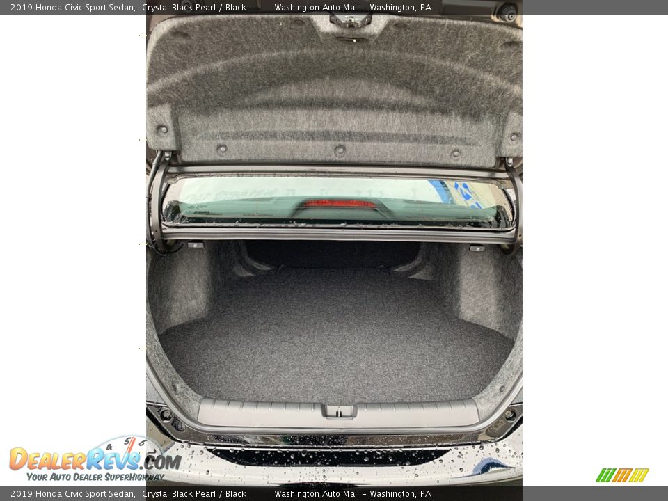 2019 Honda Civic Sport Sedan Crystal Black Pearl / Black Photo #21