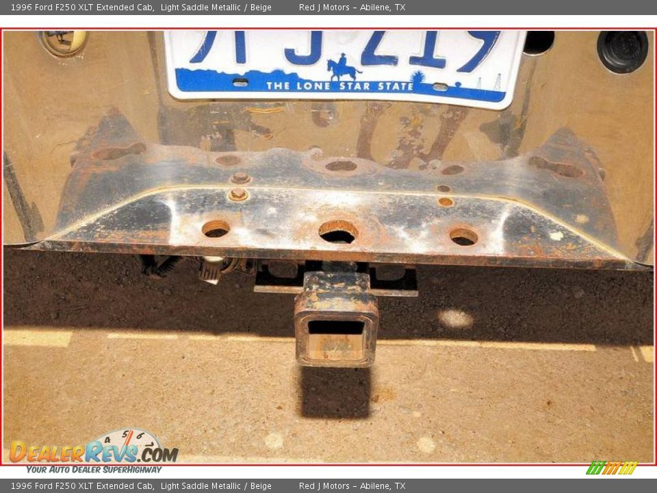 1996 Ford F250 XLT Extended Cab Light Saddle Metallic / Beige Photo #5