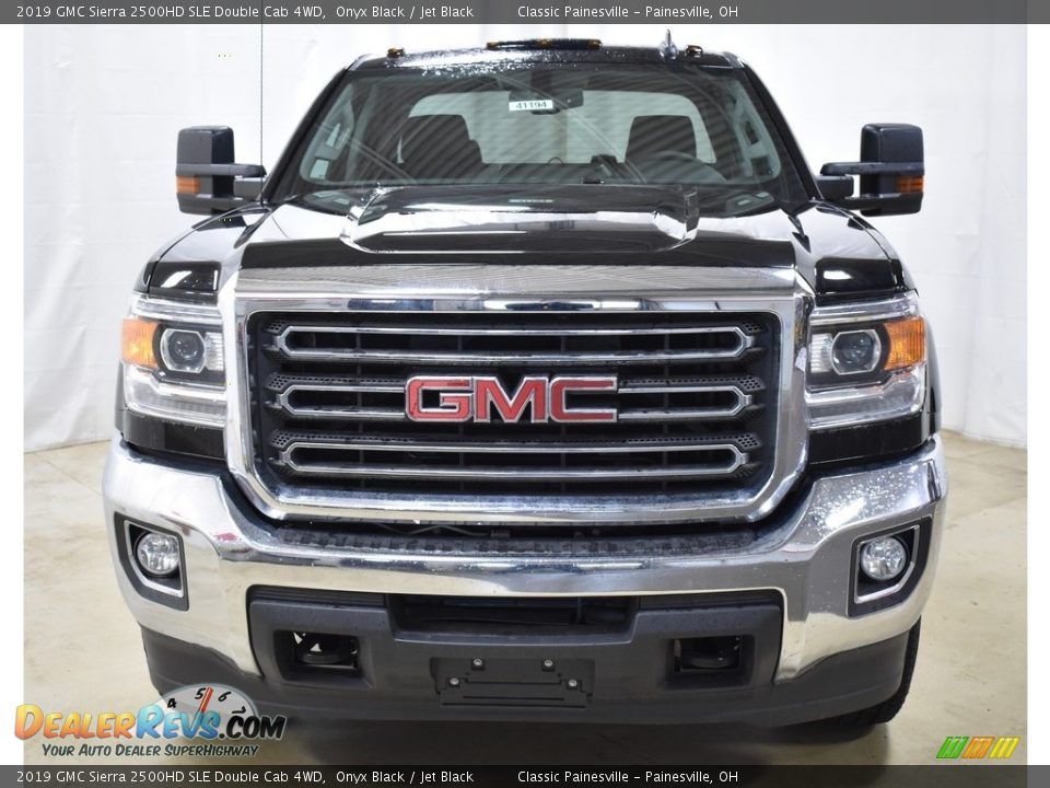2019 GMC Sierra 2500HD SLE Double Cab 4WD Onyx Black / Jet Black Photo #4