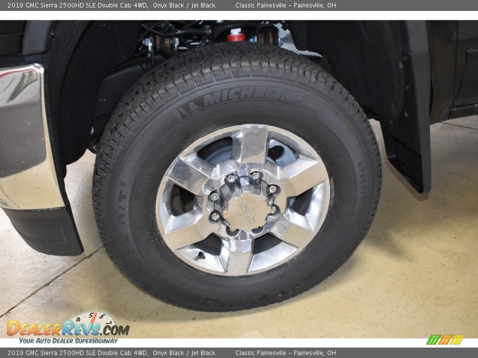 2019 GMC Sierra 2500HD SLE Double Cab 4WD Onyx Black / Jet Black Photo #5