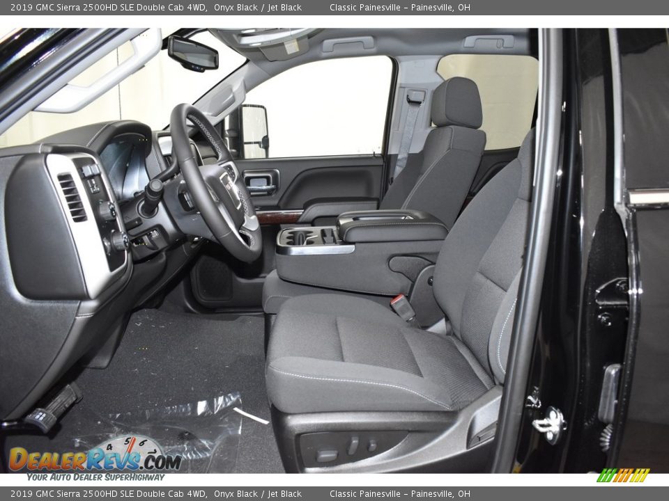 2019 GMC Sierra 2500HD SLE Double Cab 4WD Onyx Black / Jet Black Photo #6