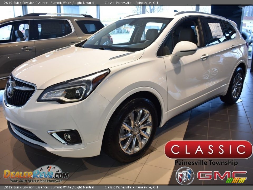2019 Buick Envision Essence Summit White / Light Neutral Photo #1