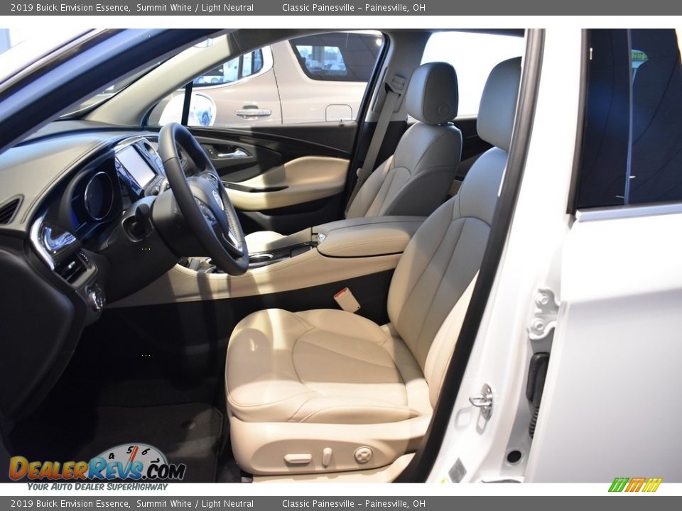 2019 Buick Envision Essence Summit White / Light Neutral Photo #5