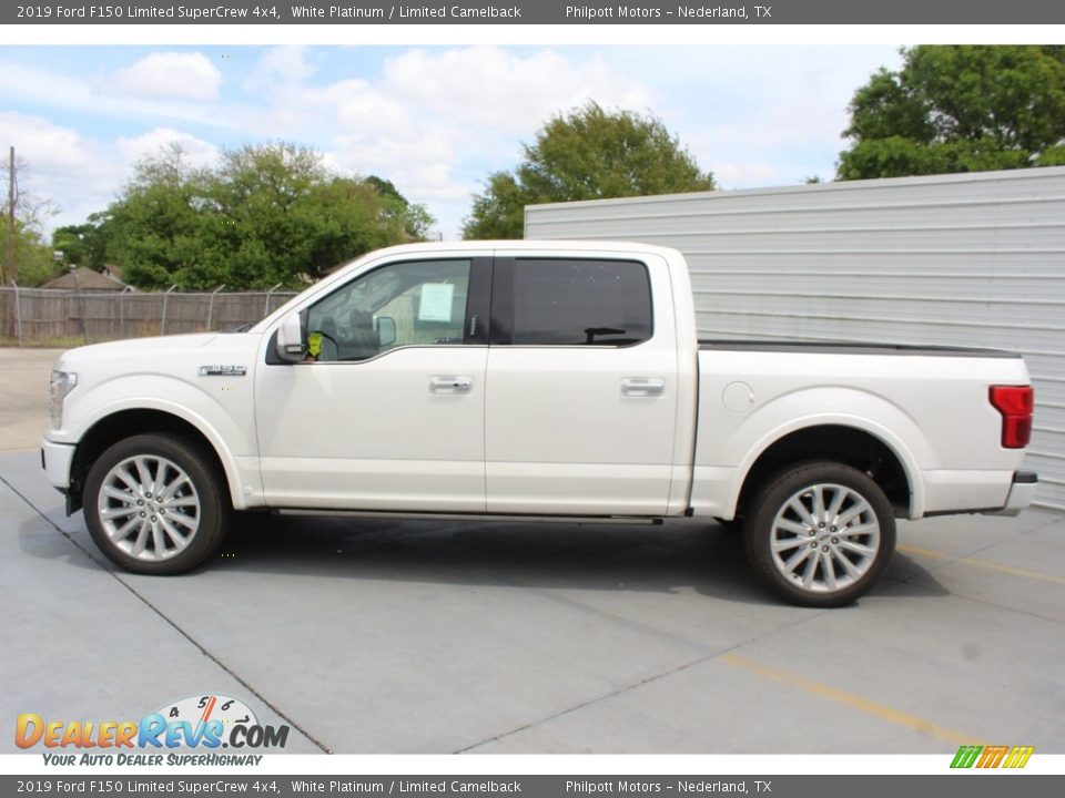 White Platinum 2019 Ford F150 Limited SuperCrew 4x4 Photo #5