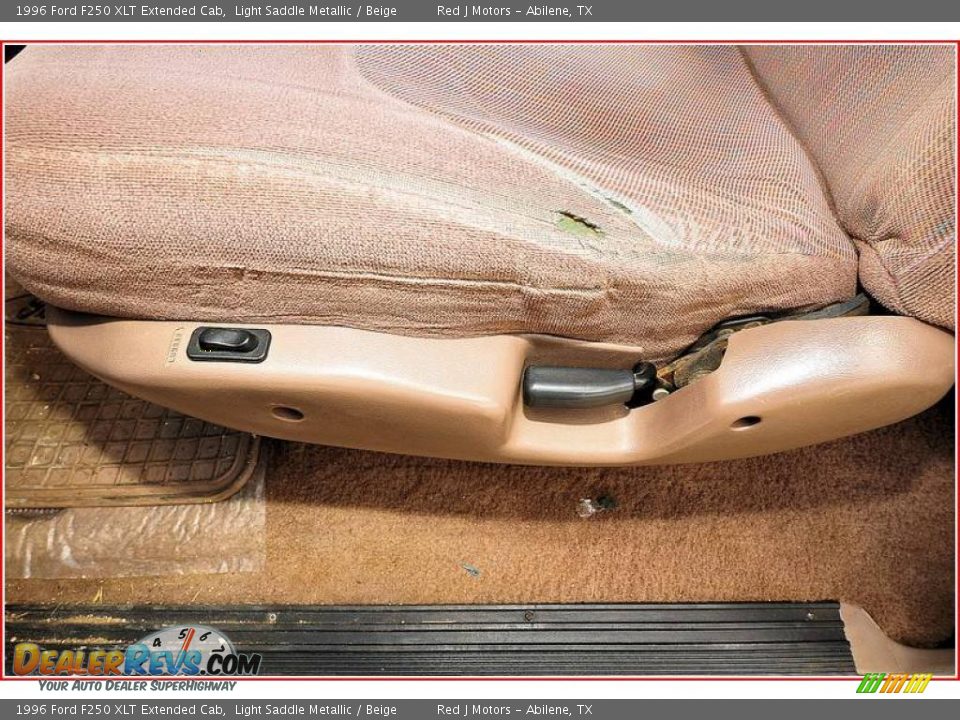 1996 Ford F250 XLT Extended Cab Light Saddle Metallic / Beige Photo #14