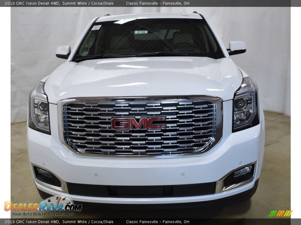 2019 GMC Yukon Denali 4WD Summit White / Cocoa/Shale Photo #4