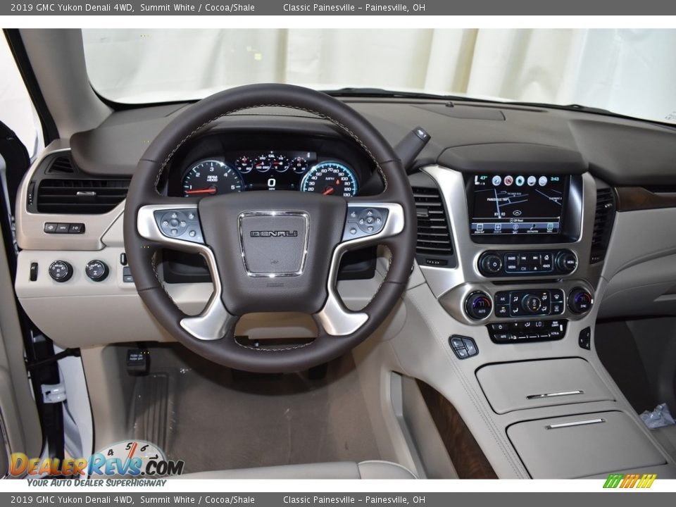 2019 GMC Yukon Denali 4WD Summit White / Cocoa/Shale Photo #10