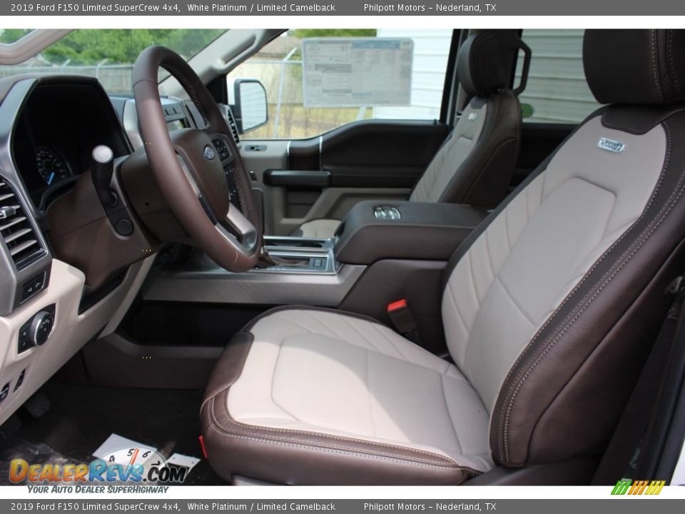 Front Seat of 2019 Ford F150 Limited SuperCrew 4x4 Photo #12
