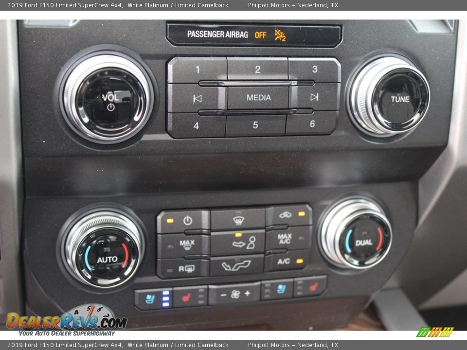 Controls of 2019 Ford F150 Limited SuperCrew 4x4 Photo #17