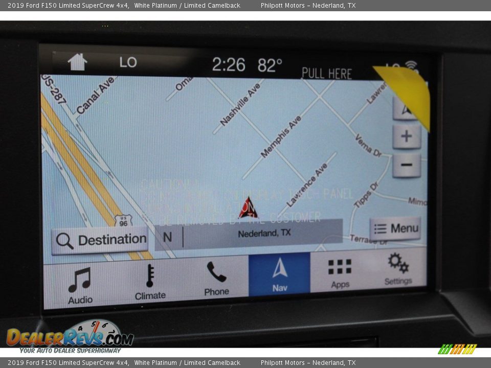 Navigation of 2019 Ford F150 Limited SuperCrew 4x4 Photo #19