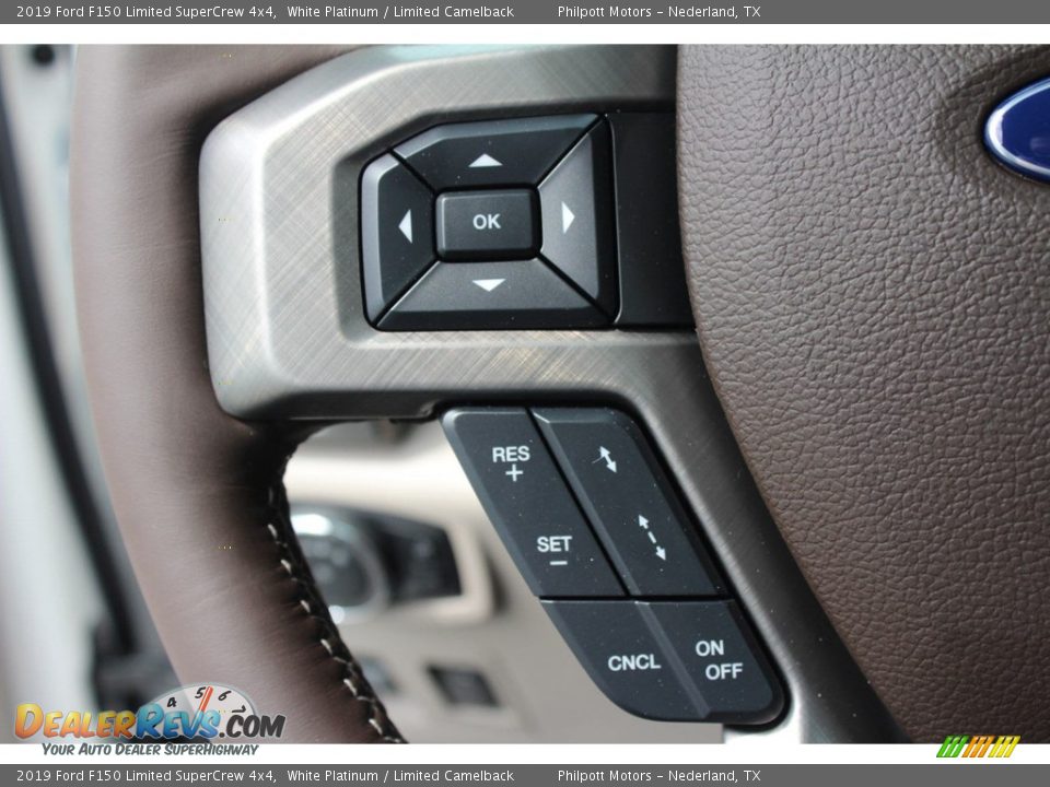 2019 Ford F150 Limited SuperCrew 4x4 Steering Wheel Photo #23