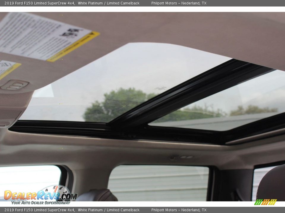 2019 Ford F150 Limited SuperCrew 4x4 White Platinum / Limited Camelback Photo #26