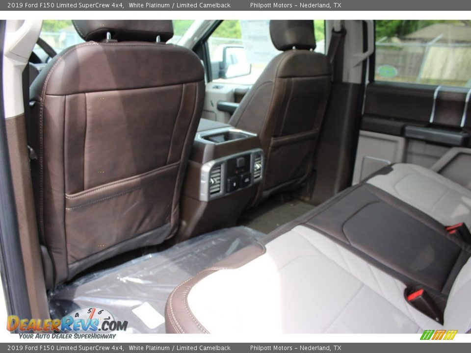 Rear Seat of 2019 Ford F150 Limited SuperCrew 4x4 Photo #28