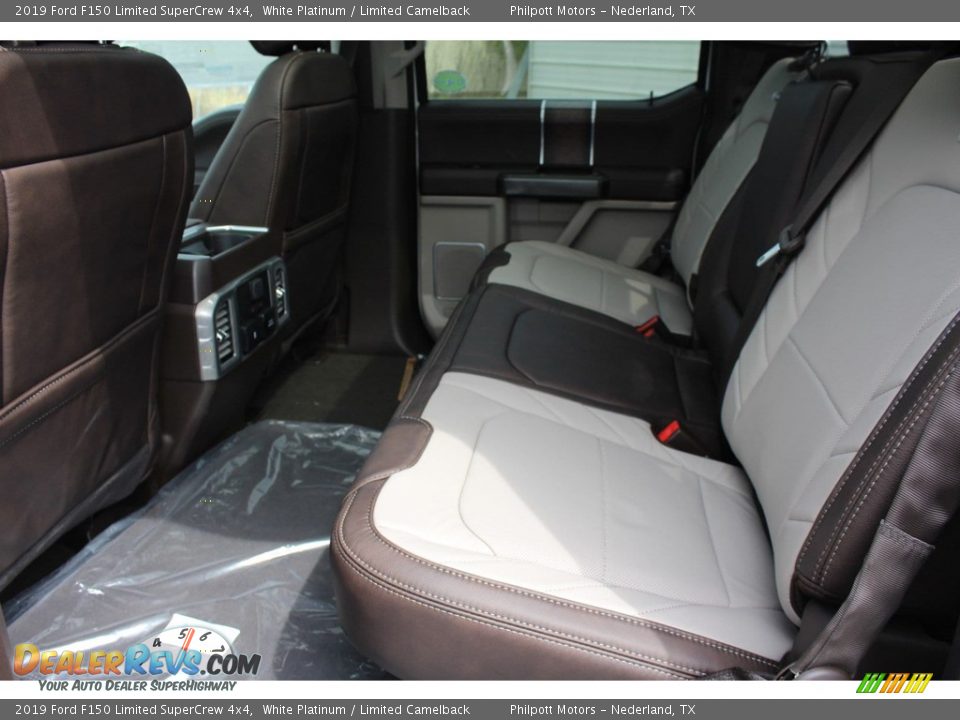 Rear Seat of 2019 Ford F150 Limited SuperCrew 4x4 Photo #29