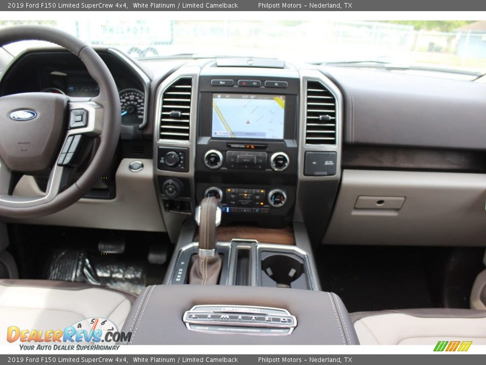 2019 Ford F150 Limited SuperCrew 4x4 White Platinum / Limited Camelback Photo #30