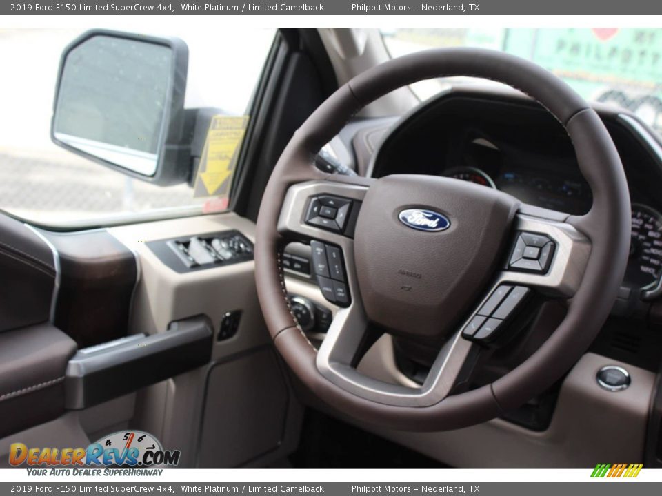 2019 Ford F150 Limited SuperCrew 4x4 Steering Wheel Photo #31