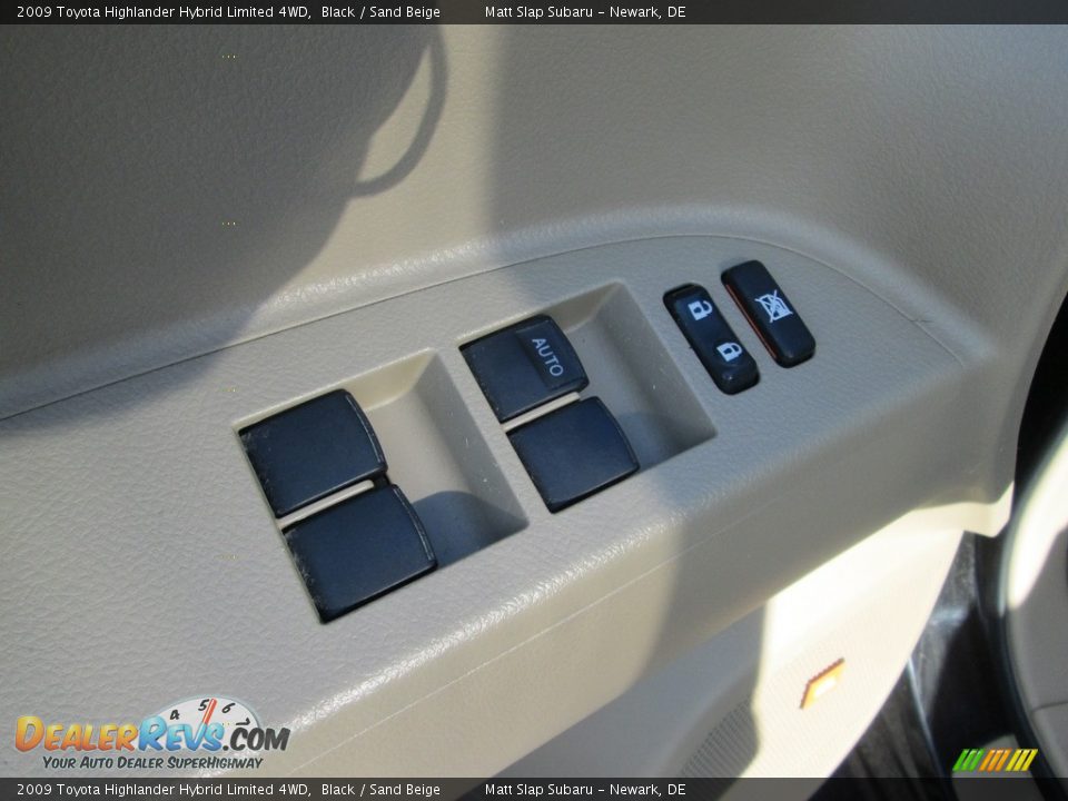 2009 Toyota Highlander Hybrid Limited 4WD Black / Sand Beige Photo #15