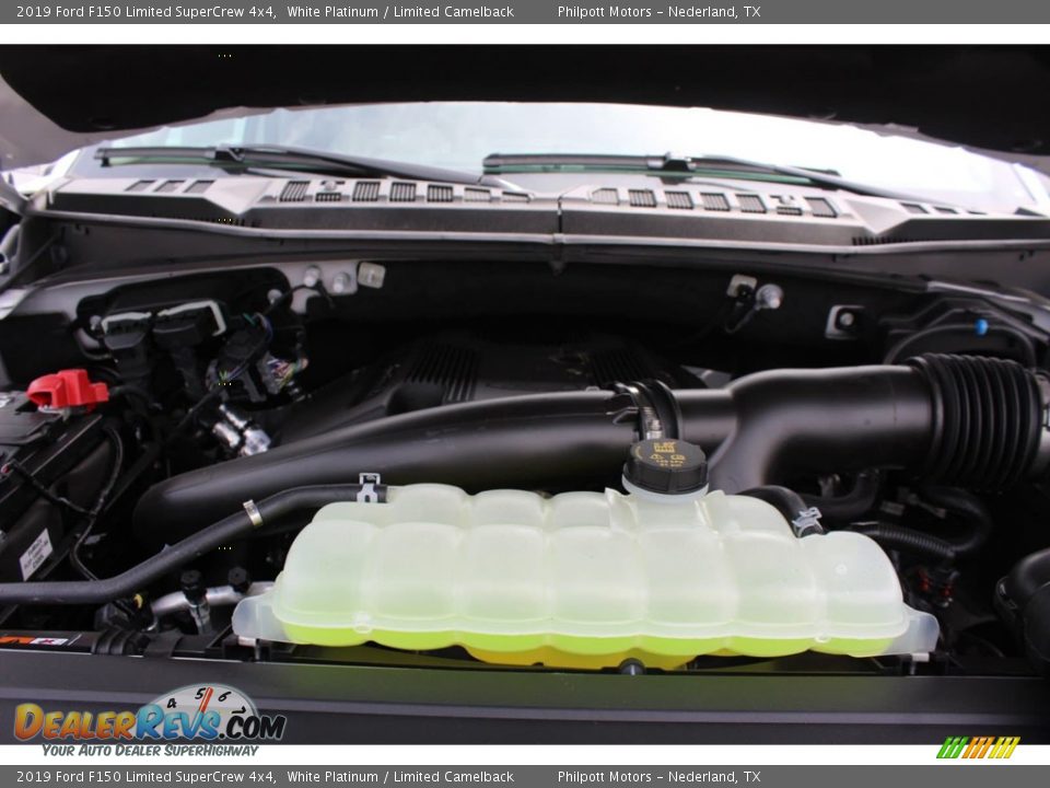 2019 Ford F150 Limited SuperCrew 4x4 White Platinum / Limited Camelback Photo #34
