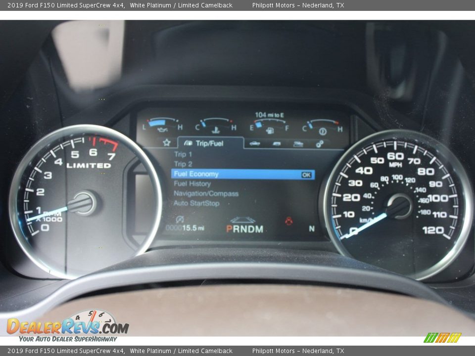 2019 Ford F150 Limited SuperCrew 4x4 Gauges Photo #35