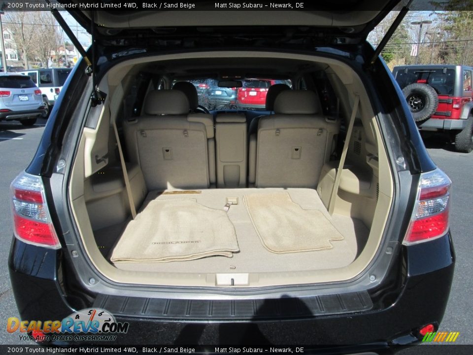 2009 Toyota Highlander Hybrid Limited 4WD Black / Sand Beige Photo #20