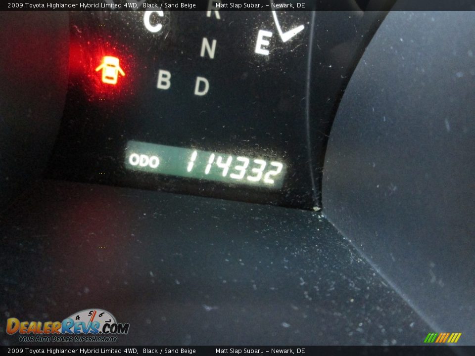 2009 Toyota Highlander Hybrid Limited 4WD Black / Sand Beige Photo #30