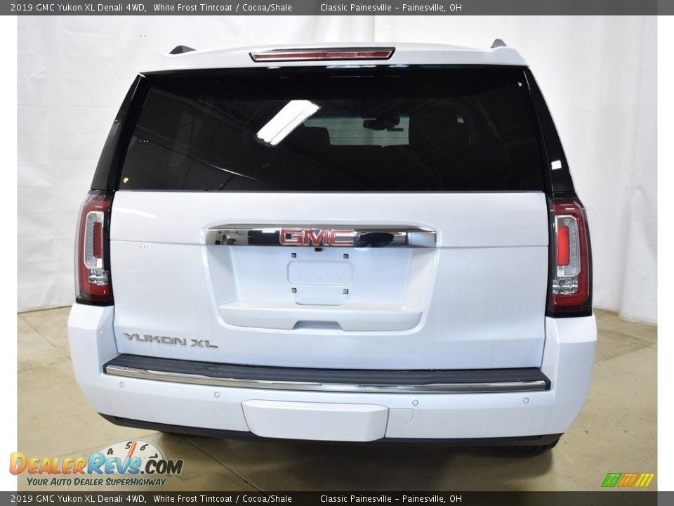 2019 GMC Yukon XL Denali 4WD White Frost Tintcoat / Cocoa/Shale Photo #3