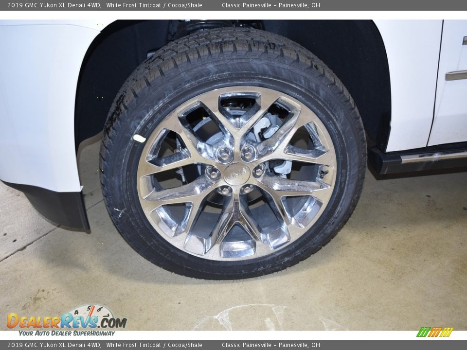 2019 GMC Yukon XL Denali 4WD White Frost Tintcoat / Cocoa/Shale Photo #5