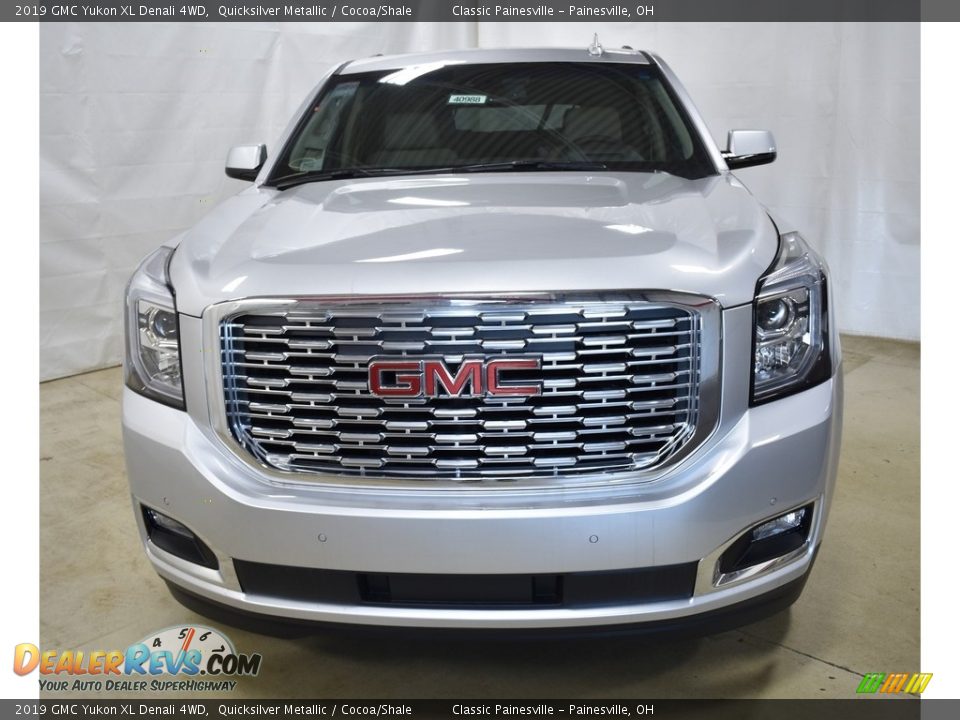 2019 GMC Yukon XL Denali 4WD Quicksilver Metallic / Cocoa/Shale Photo #4