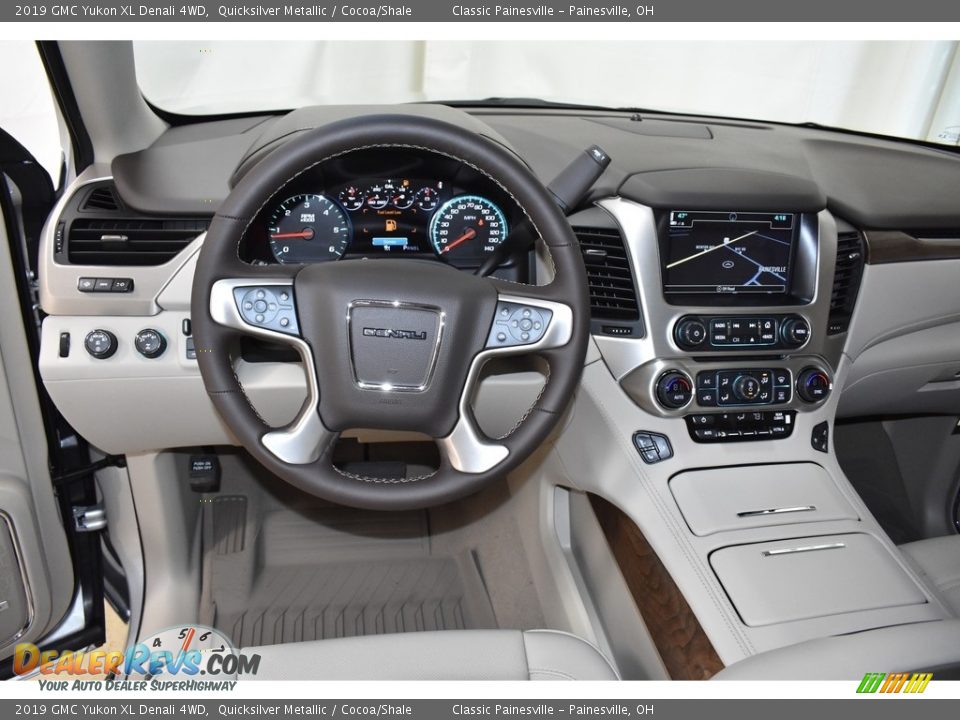 2019 GMC Yukon XL Denali 4WD Quicksilver Metallic / Cocoa/Shale Photo #10