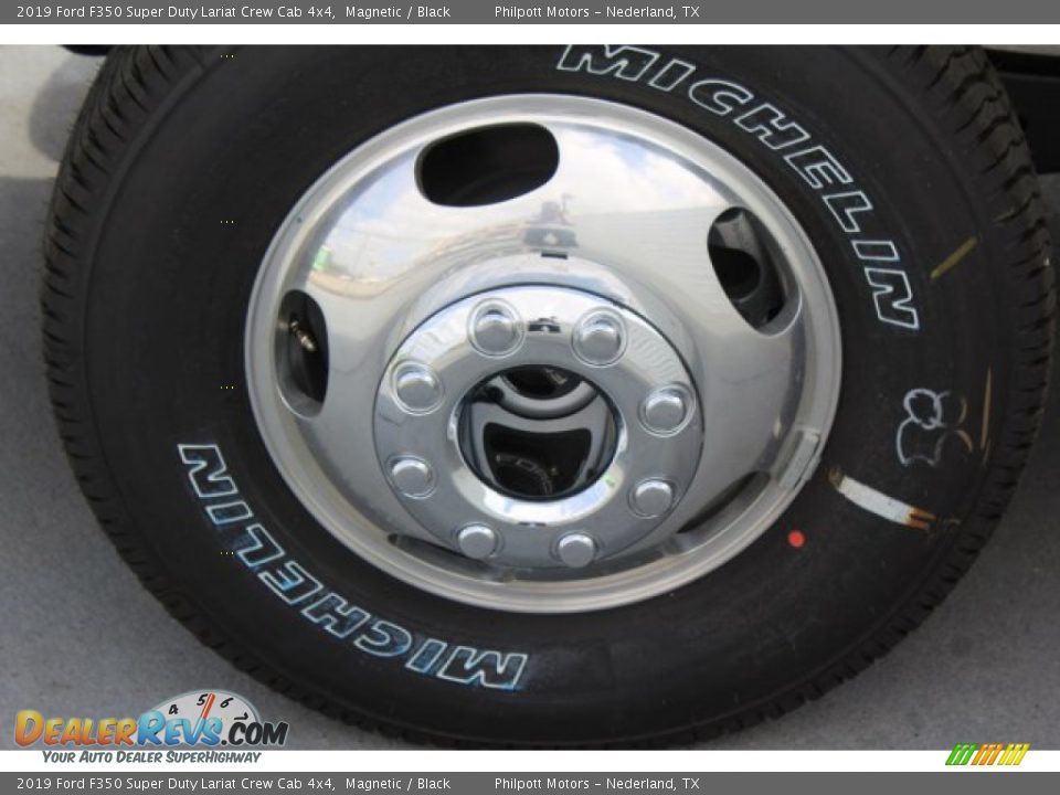 2019 Ford F350 Super Duty Lariat Crew Cab 4x4 Magnetic / Black Photo #4