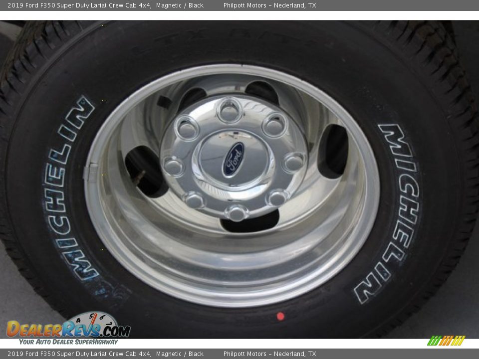 2019 Ford F350 Super Duty Lariat Crew Cab 4x4 Magnetic / Black Photo #5